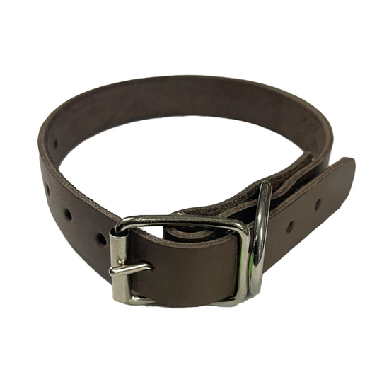 Collare in cuoio 2,5x50 cm regolabile