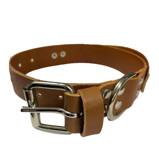 Collare in cuoio regolabile