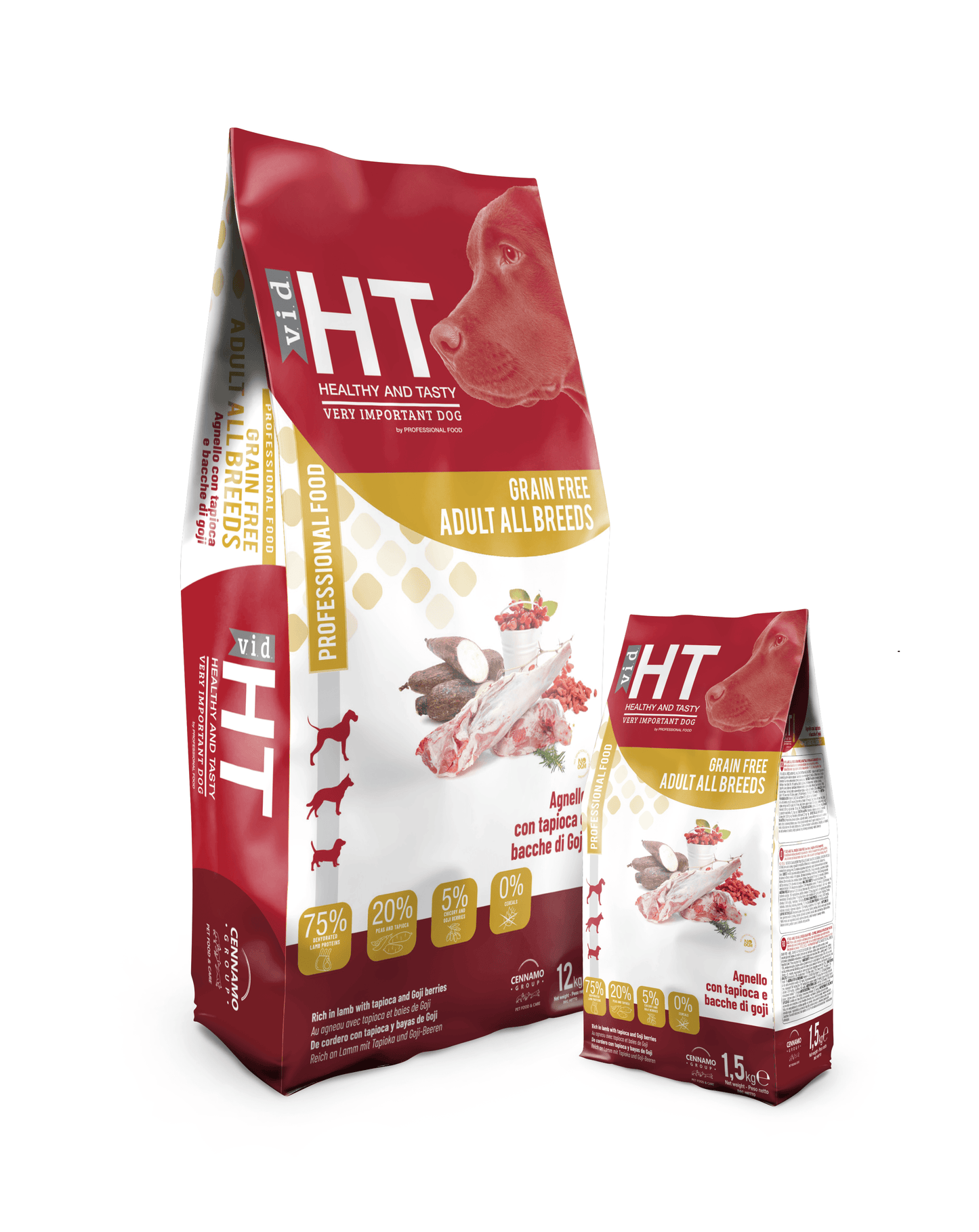 HT Adult Grain Free con Agnello Tapioca e Bacche di Goji